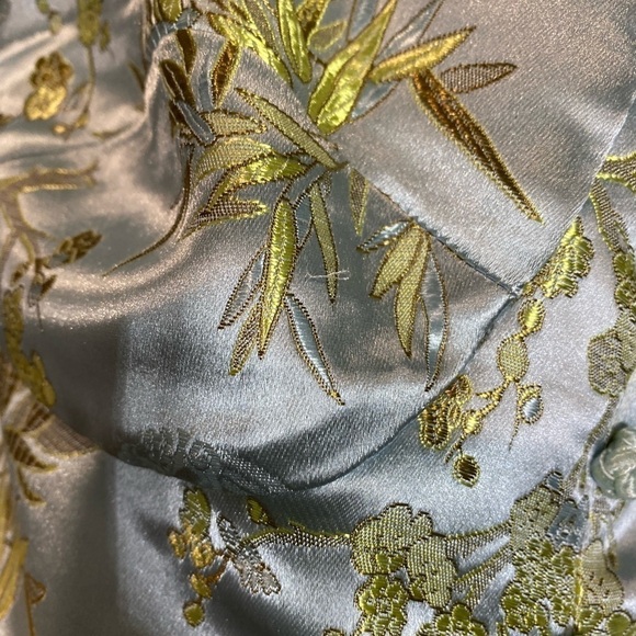 Sau Lee Jodie Blouse in Silver blue - Picture 5 of 12